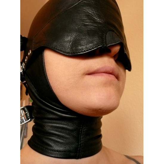 Piloten-Maske mit Knebel-Option